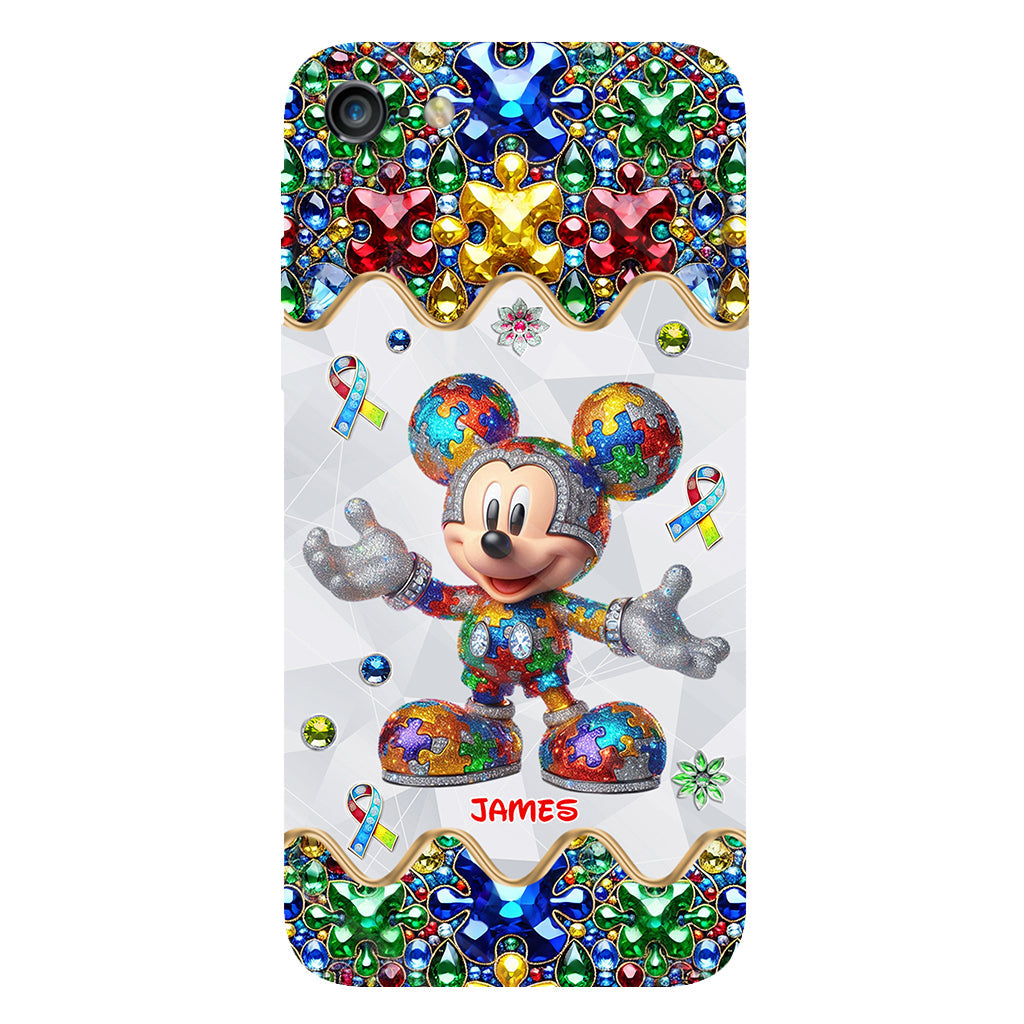 It's Okay To Be Different - Personalized Autism Awareness Full Print Phone Case