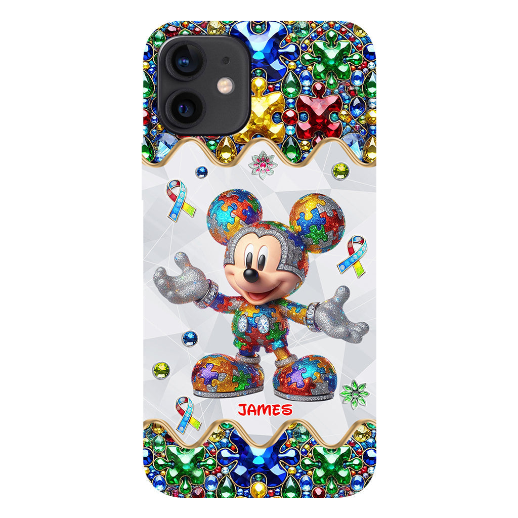 It's Okay To Be Different - Personalized Autism Awareness Full Print Phone Case