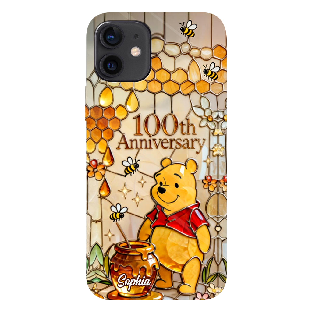 Honey Bear 100th Anniversary - Personalized Yellow Bear Full Print Phone Case