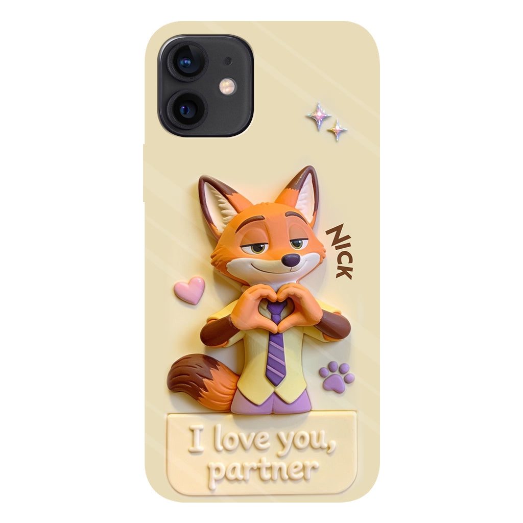 I Love You - Personalized Couple Full Print Phone Case