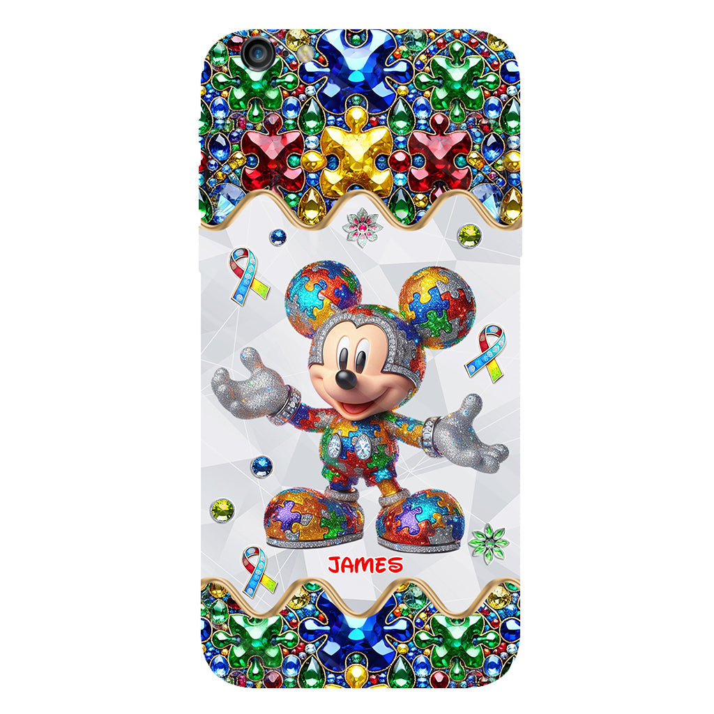 It's Okay To Be Different - Personalized Autism Awareness Full Print Phone Case