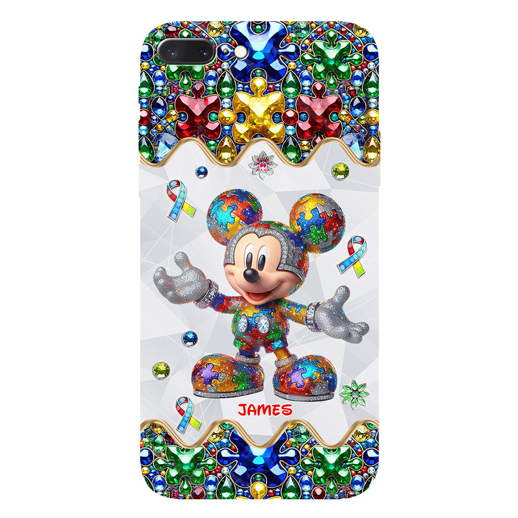 It's Okay To Be Different - Personalized Autism Awareness Full Print Phone Case