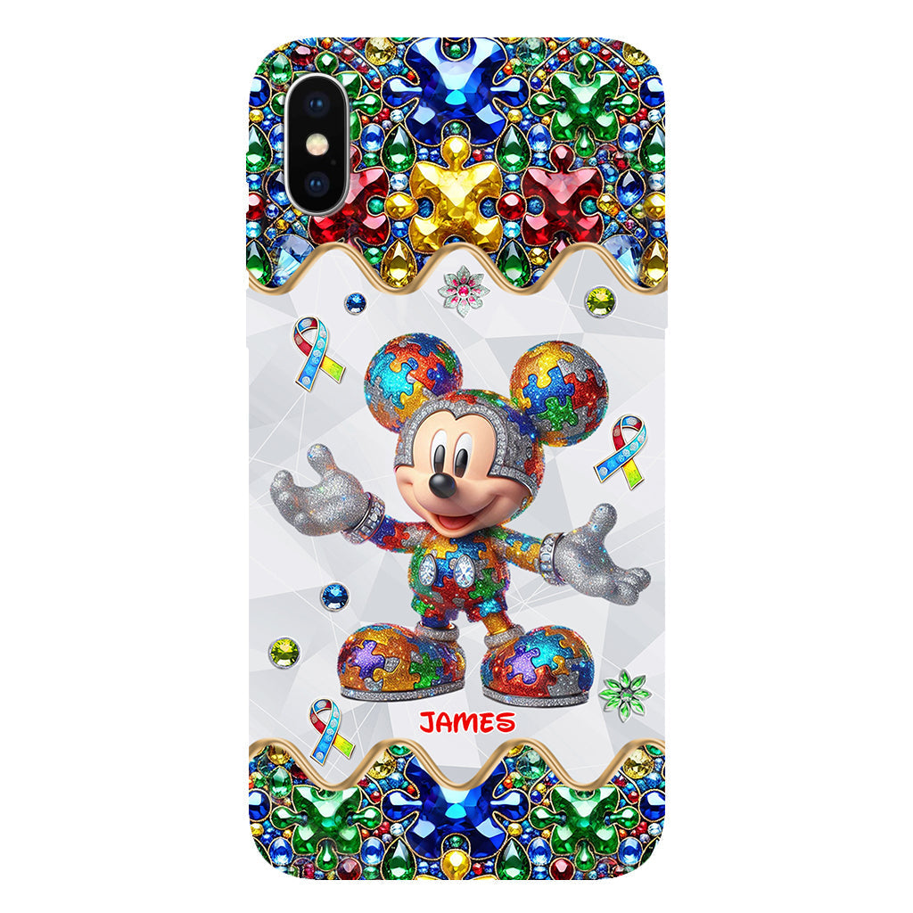 It's Okay To Be Different - Personalized Autism Awareness Full Print Phone Case