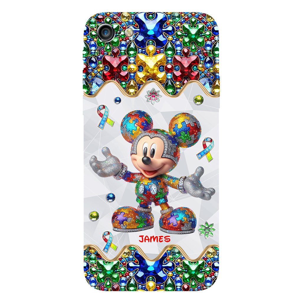 It's Okay To Be Different - Personalized Autism Awareness Full Print Phone Case