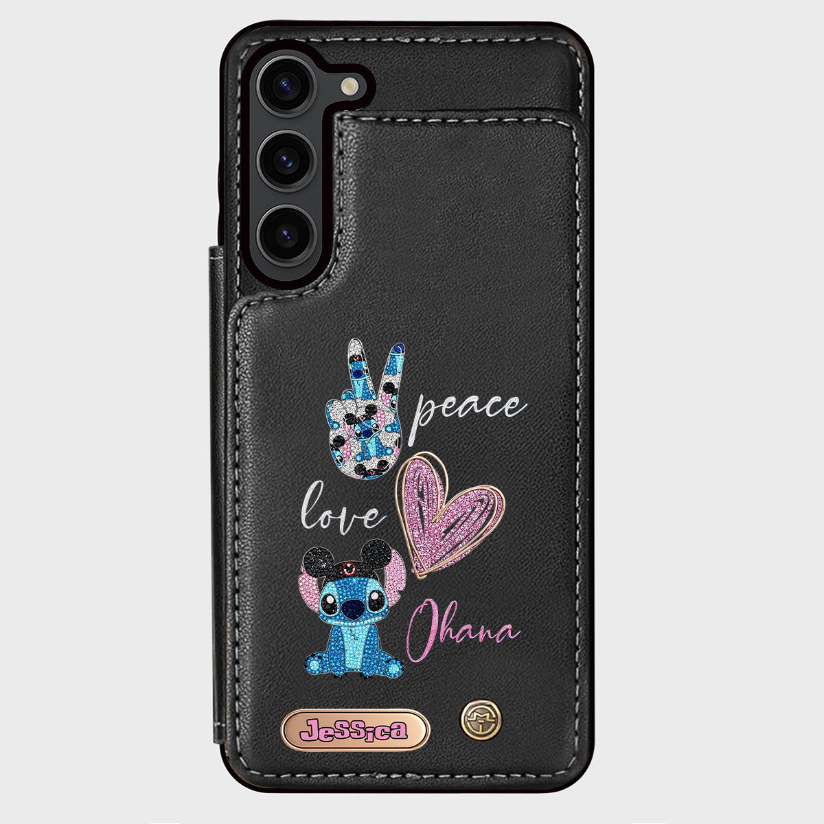 Ohana Means Family - Personalized Ohana Wallet Phone Case