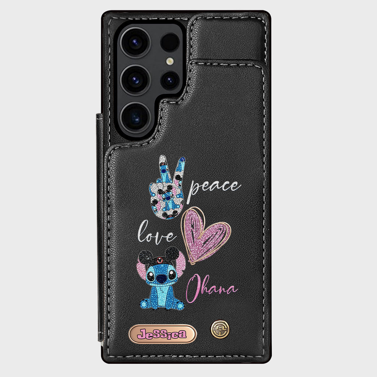Ohana Means Family - Personalized Ohana Wallet Phone Case