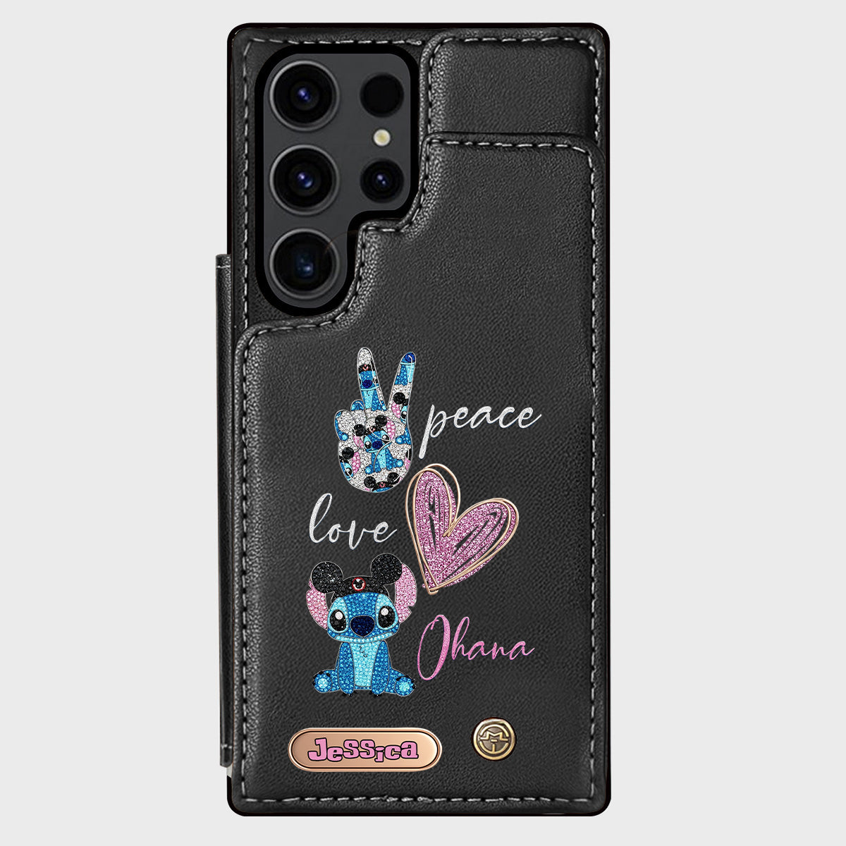 Ohana Means Family - Personalized Ohana Wallet Phone Case