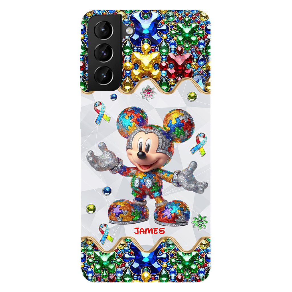 It's Okay To Be Different - Personalized Autism Awareness Full Print Phone Case