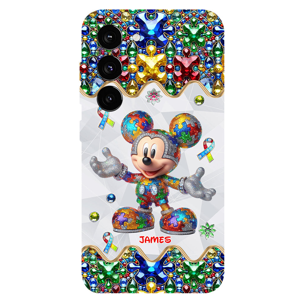 It's Okay To Be Different - Personalized Autism Awareness Full Print Phone Case