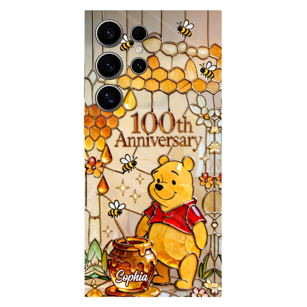 Honey Bear 100th Anniversary - Personalized Yellow Bear Full Print Phone Case