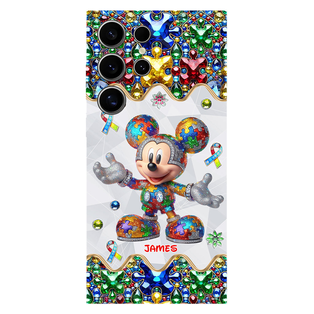 It's Okay To Be Different - Personalized Autism Awareness Full Print Phone Case