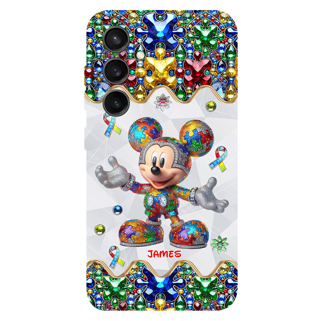 It's Okay To Be Different - Personalized Autism Awareness Full Print Phone Case