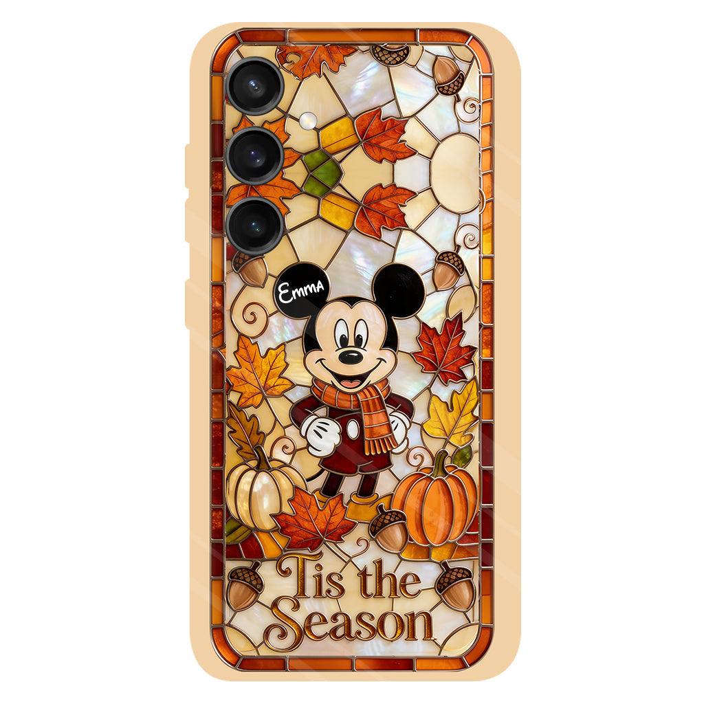 Autumn Cartoon Character - Personalized Mouse Full Print Phone Case