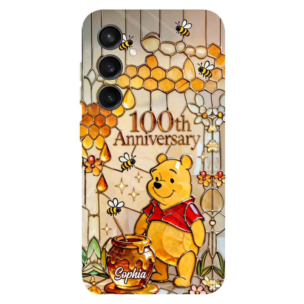 Honey Bear 100th Anniversary - Personalized Yellow Bear Full Print Phone Case