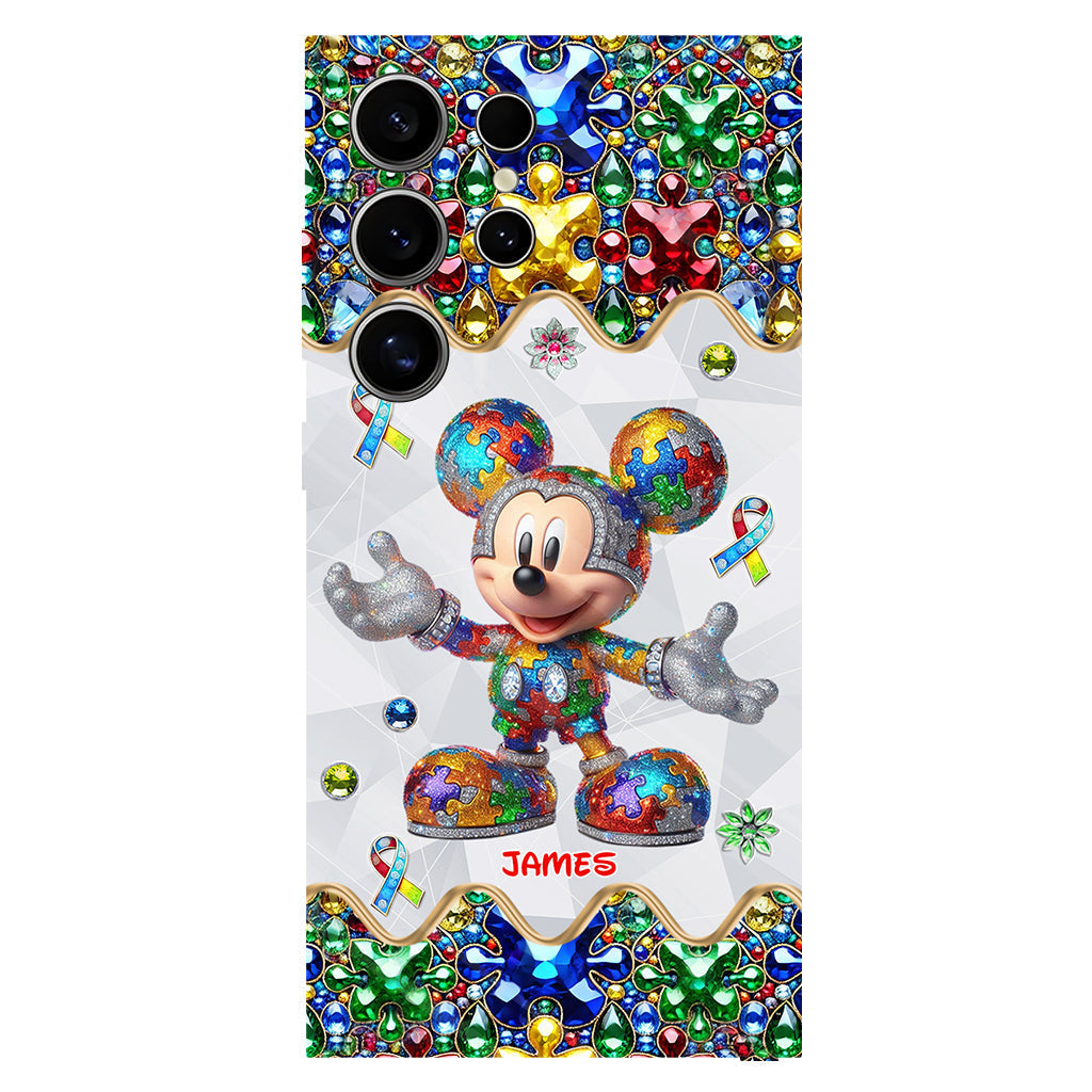 It's Okay To Be Different - Personalized Autism Awareness Full Print Phone Case