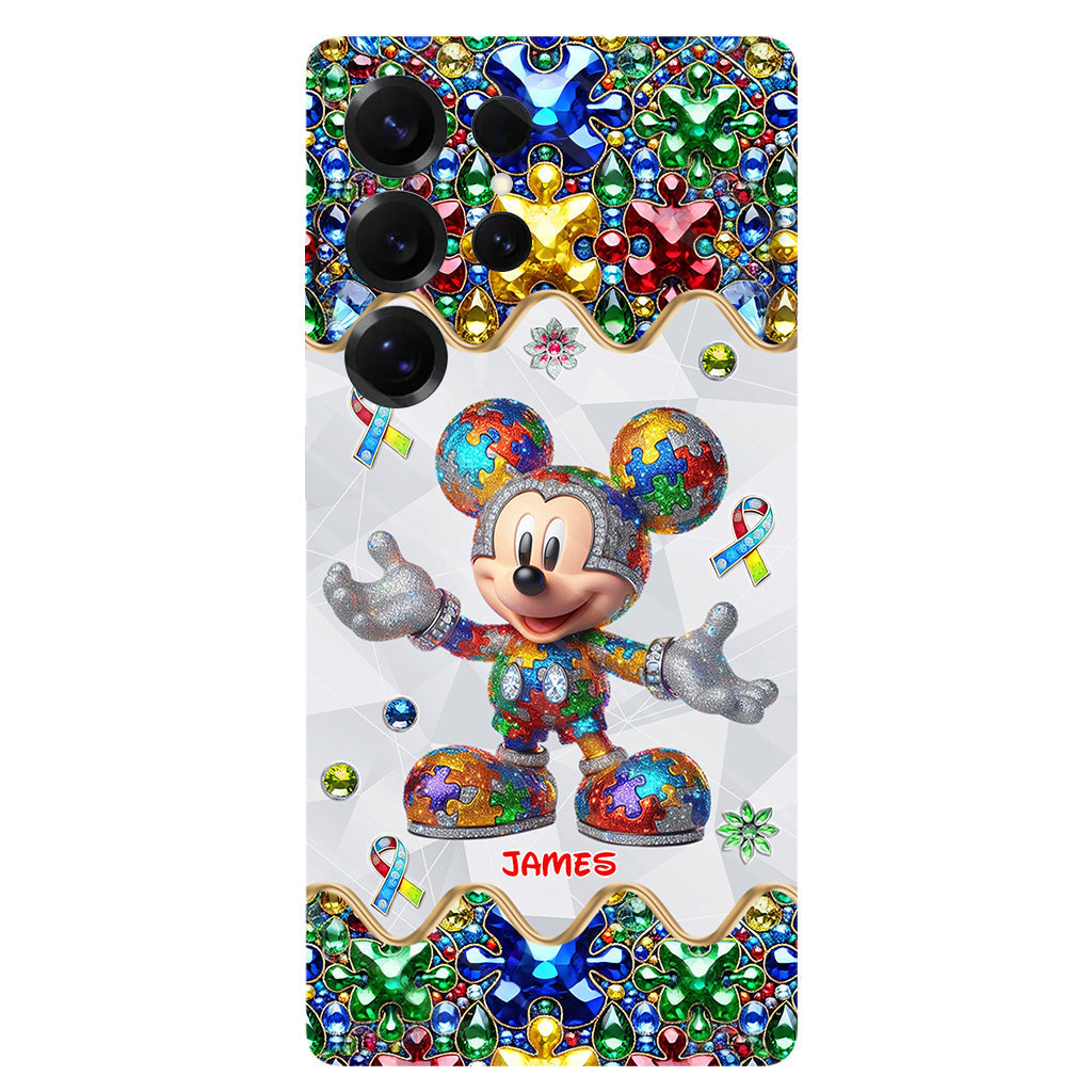 It's Okay To Be Different - Personalized Autism Awareness Full Print Phone Case