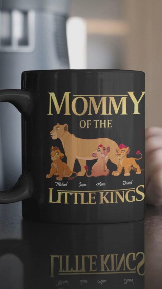 Mommy Of The Little Kings - Personalized Mother Mug