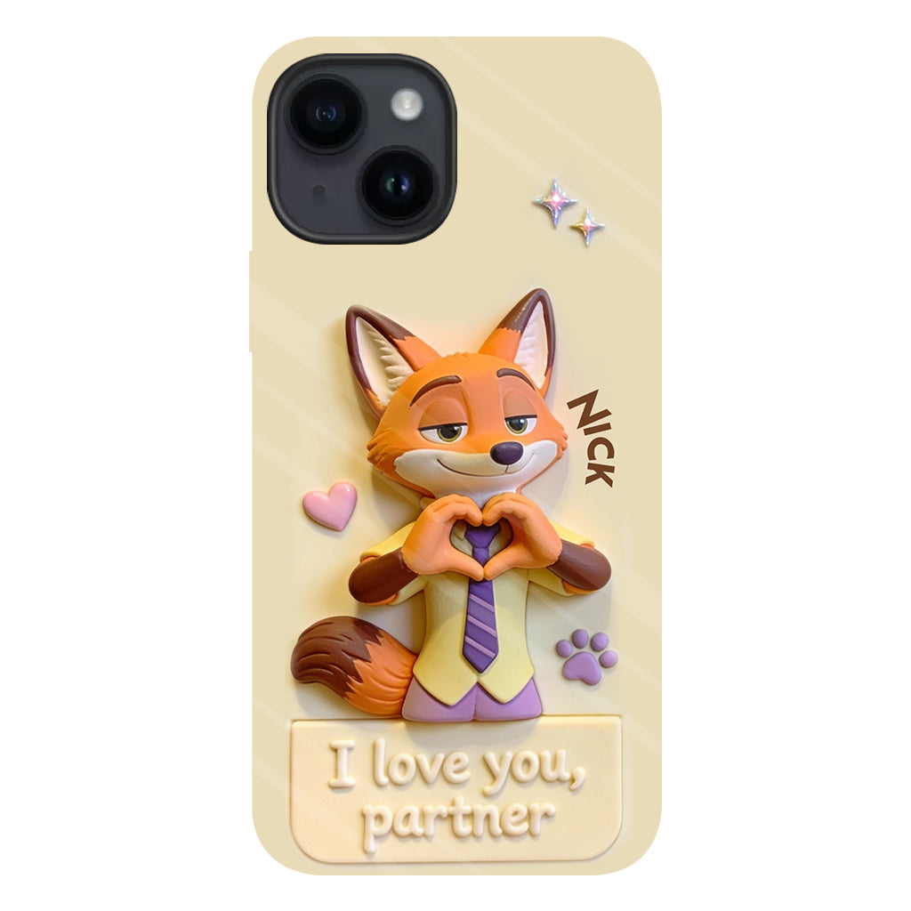 I Love You - Personalized Couple Full Print Phone Case