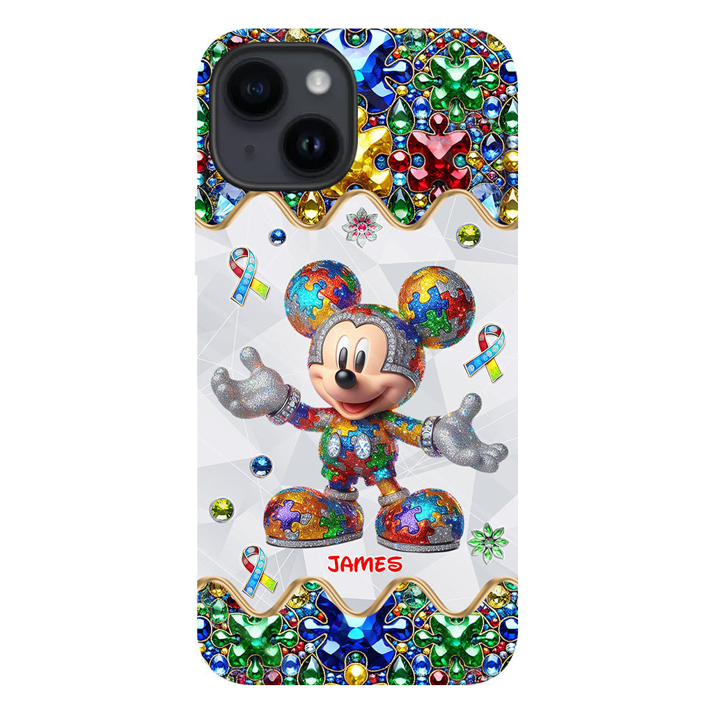 It's Okay To Be Different - Personalized Autism Awareness Full Print Phone Case