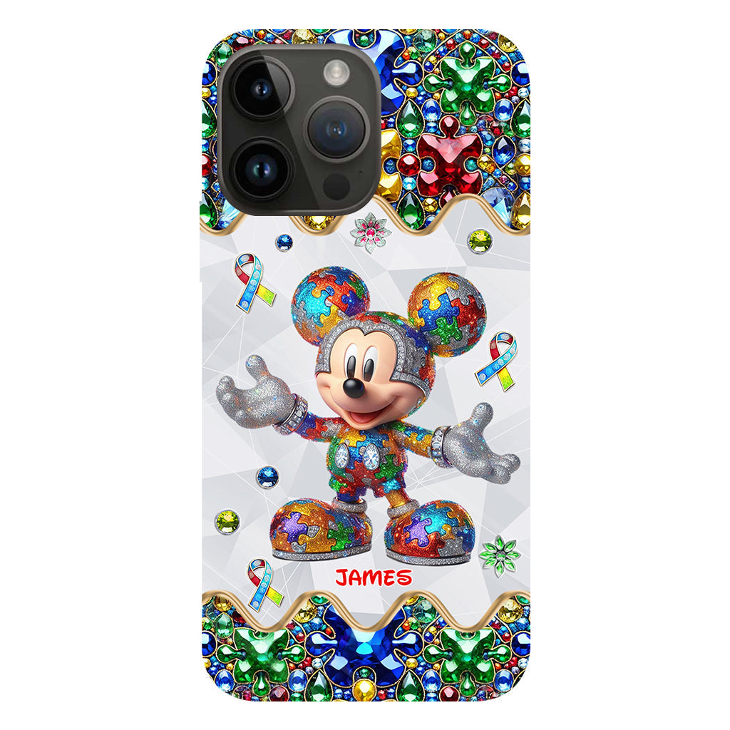 It's Okay To Be Different - Personalized Autism Awareness Full Print Phone Case