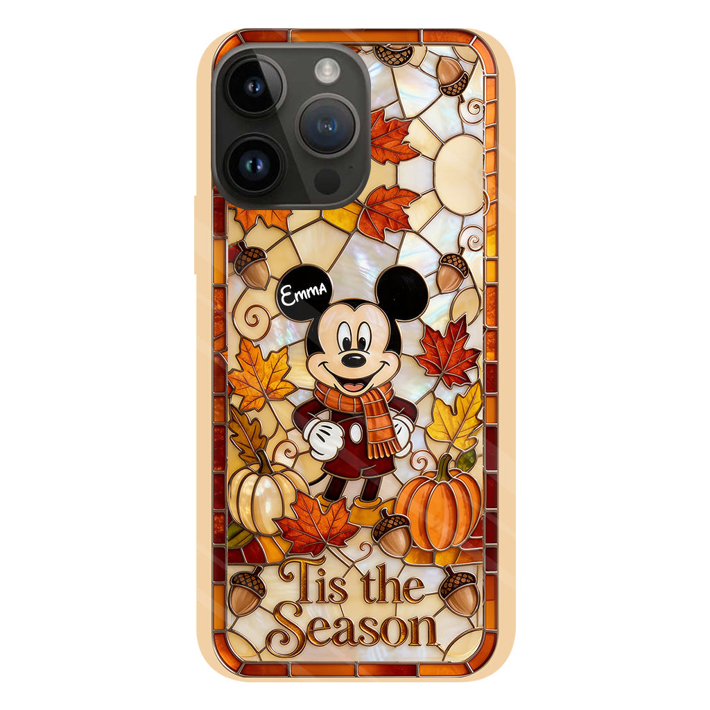 Autumn Cartoon Character - Personalized Mouse Full Print Phone Case