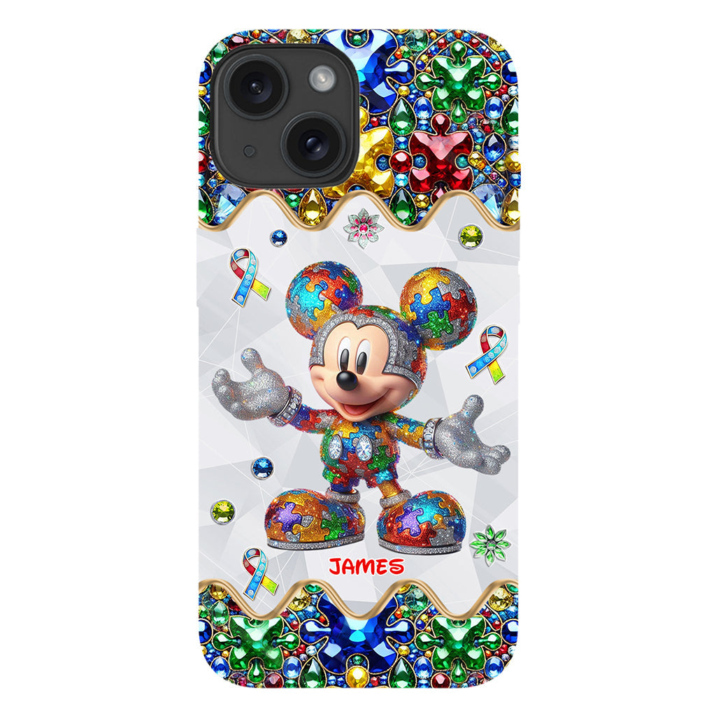 It's Okay To Be Different - Personalized Autism Awareness Full Print Phone Case