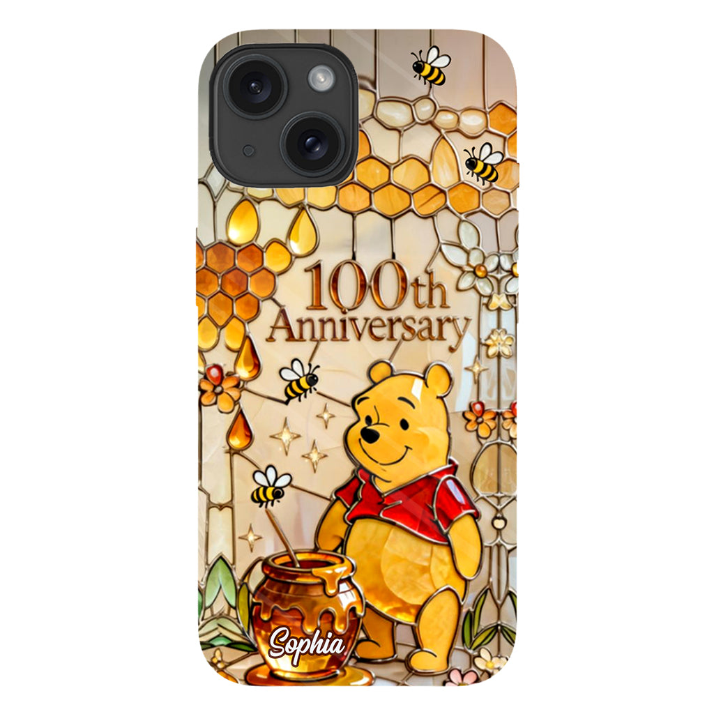 Honey Bear 100th Anniversary - Personalized Yellow Bear Full Print Phone Case