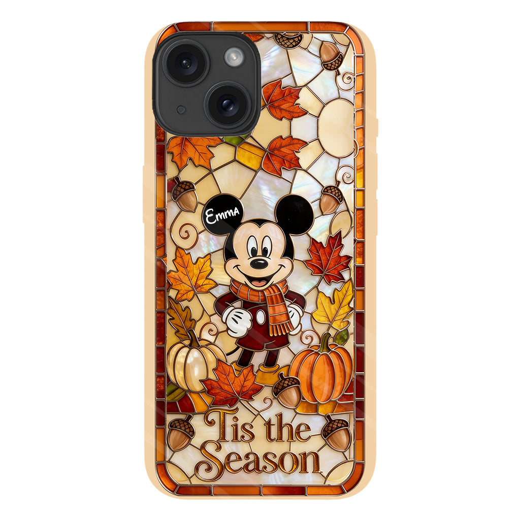 Autumn Cartoon Character - Personalized Mouse Full Print Phone Case