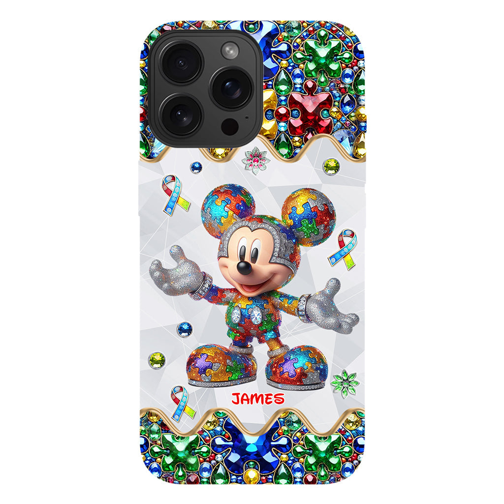 It's Okay To Be Different - Personalized Autism Awareness Full Print Phone Case