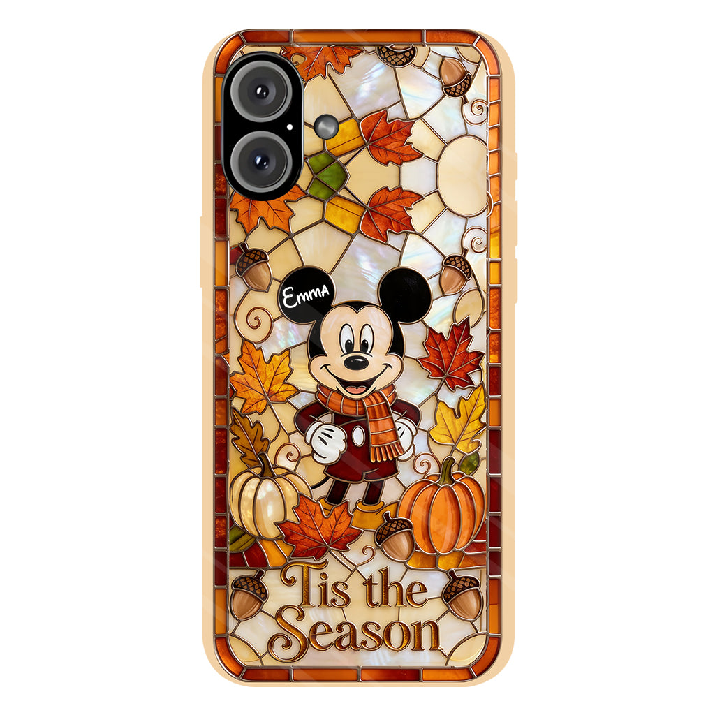 Autumn Cartoon Character - Personalized Mouse Full Print Phone Case