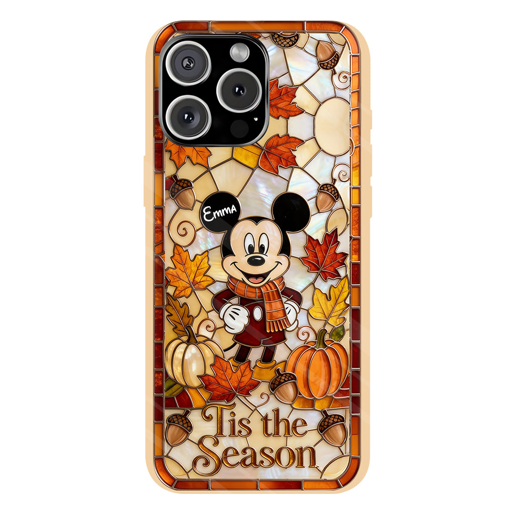 Autumn Cartoon Character - Personalized Mouse Full Print Phone Case