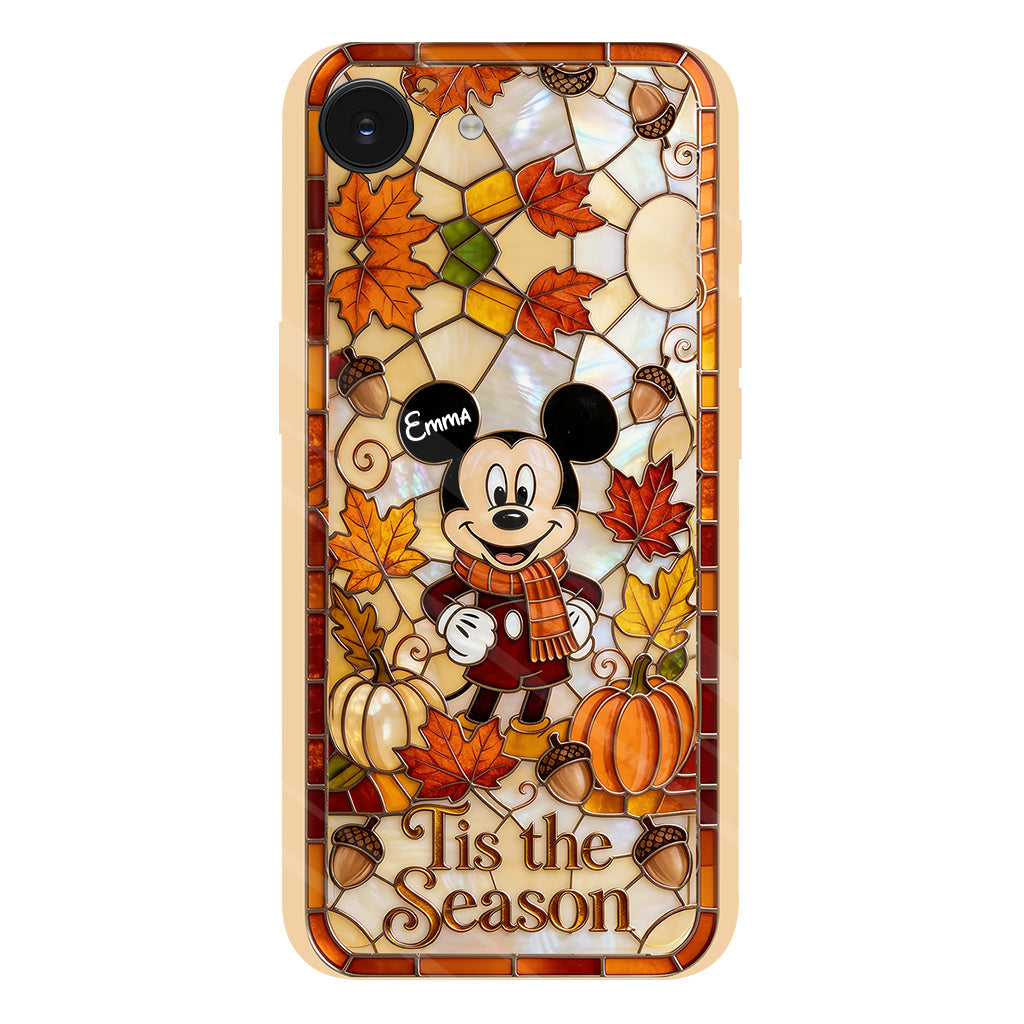 Autumn Cartoon Character - Personalized Mouse Full Print Phone Case