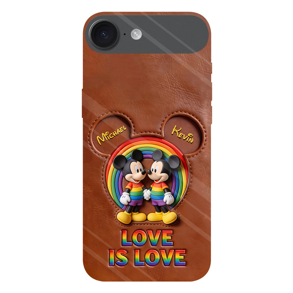 Love Is Love - Personalized Mouse Full Print Phone Case