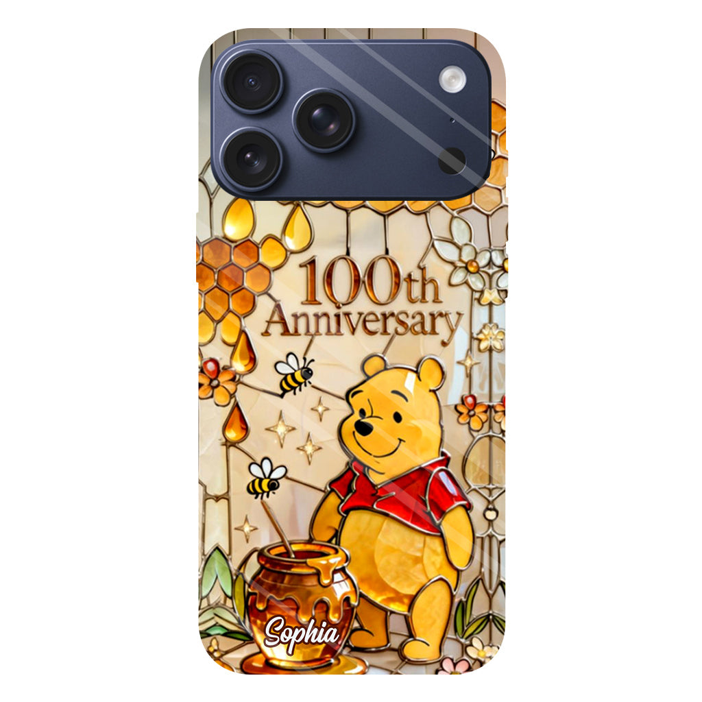 Honey Bear 100th Anniversary - Personalized Yellow Bear Full Print Phone Case