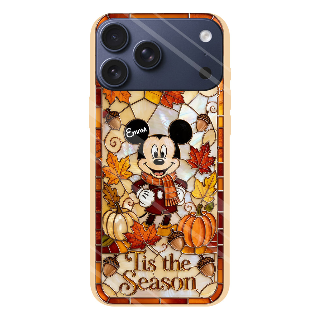 Autumn Cartoon Character - Personalized Mouse Full Print Phone Case