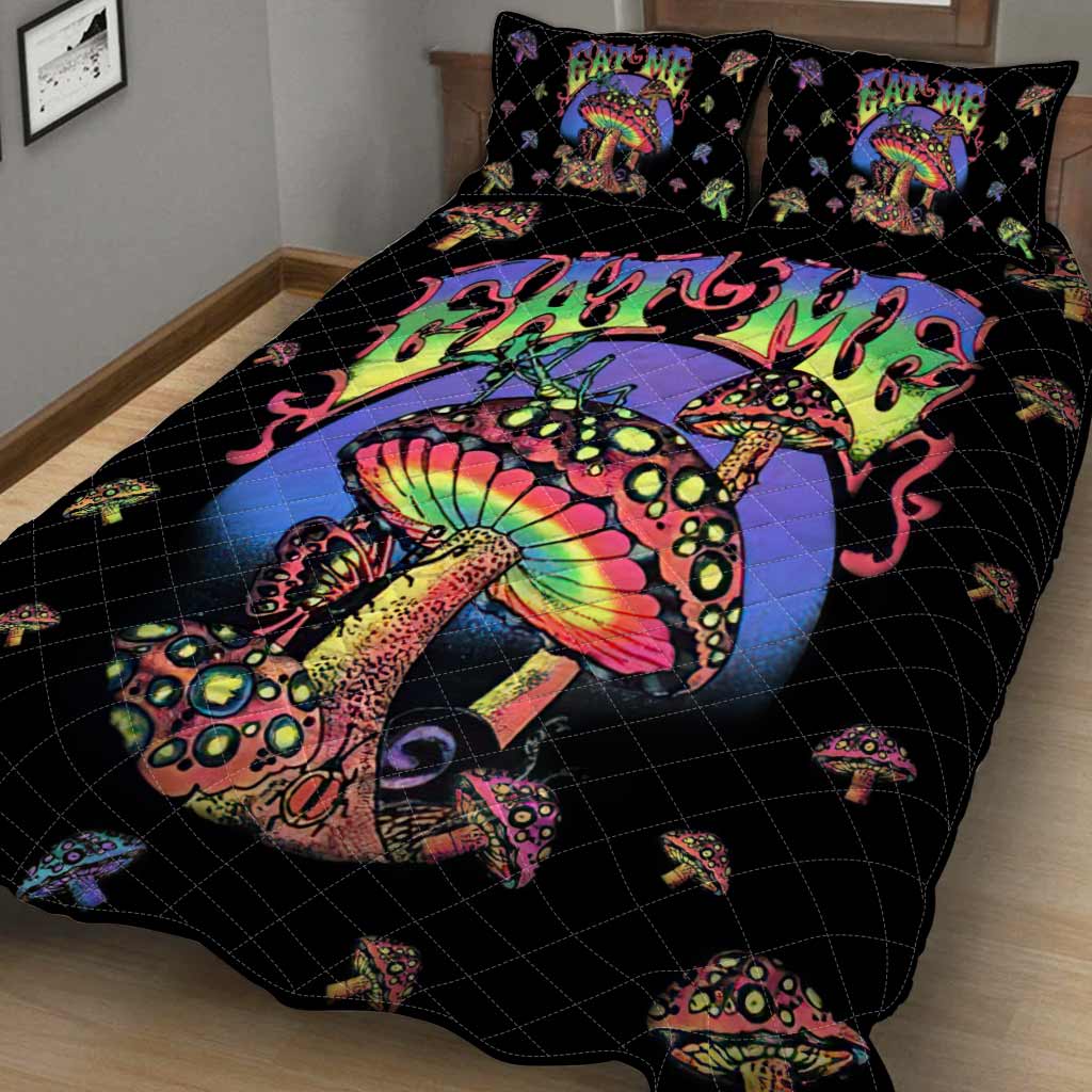 Eat Me Magic Mushroom  Quilt Set 0622