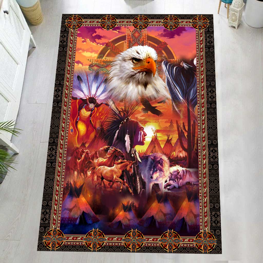 Native American American Indian Rug 0622