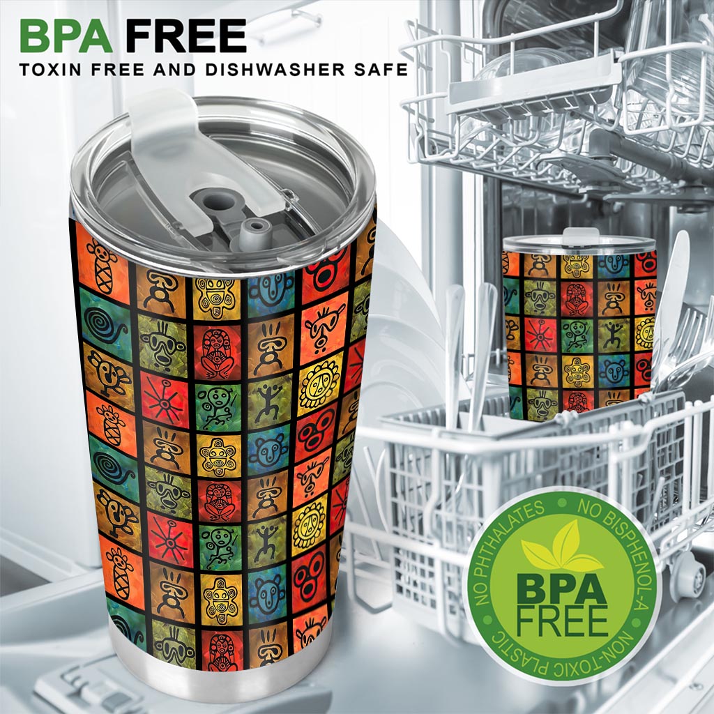 Puerto Rican Pattern Puerto Rican Tumbler 0622