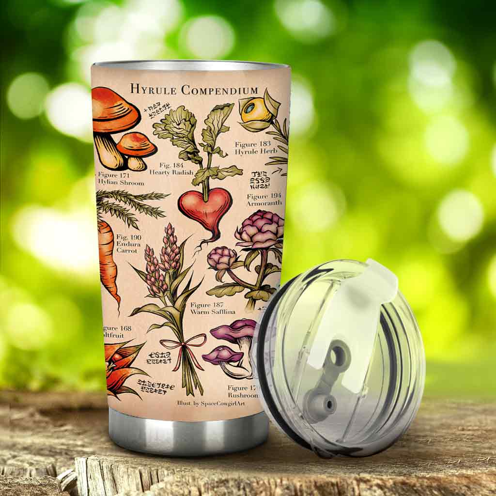 Floral Compendium - Personalized The Hero's Legend Tumbler