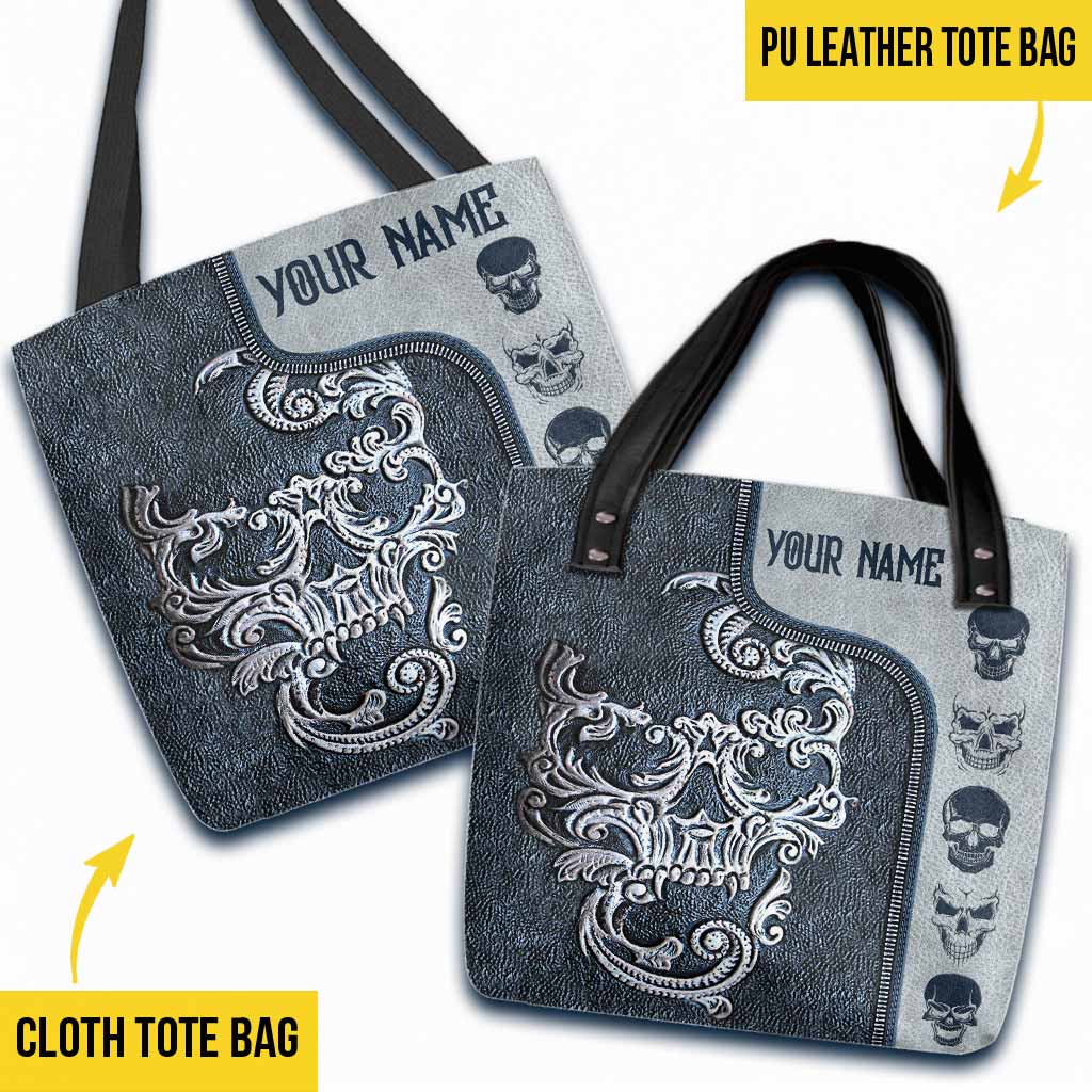 Skull Personalized Tote Bag