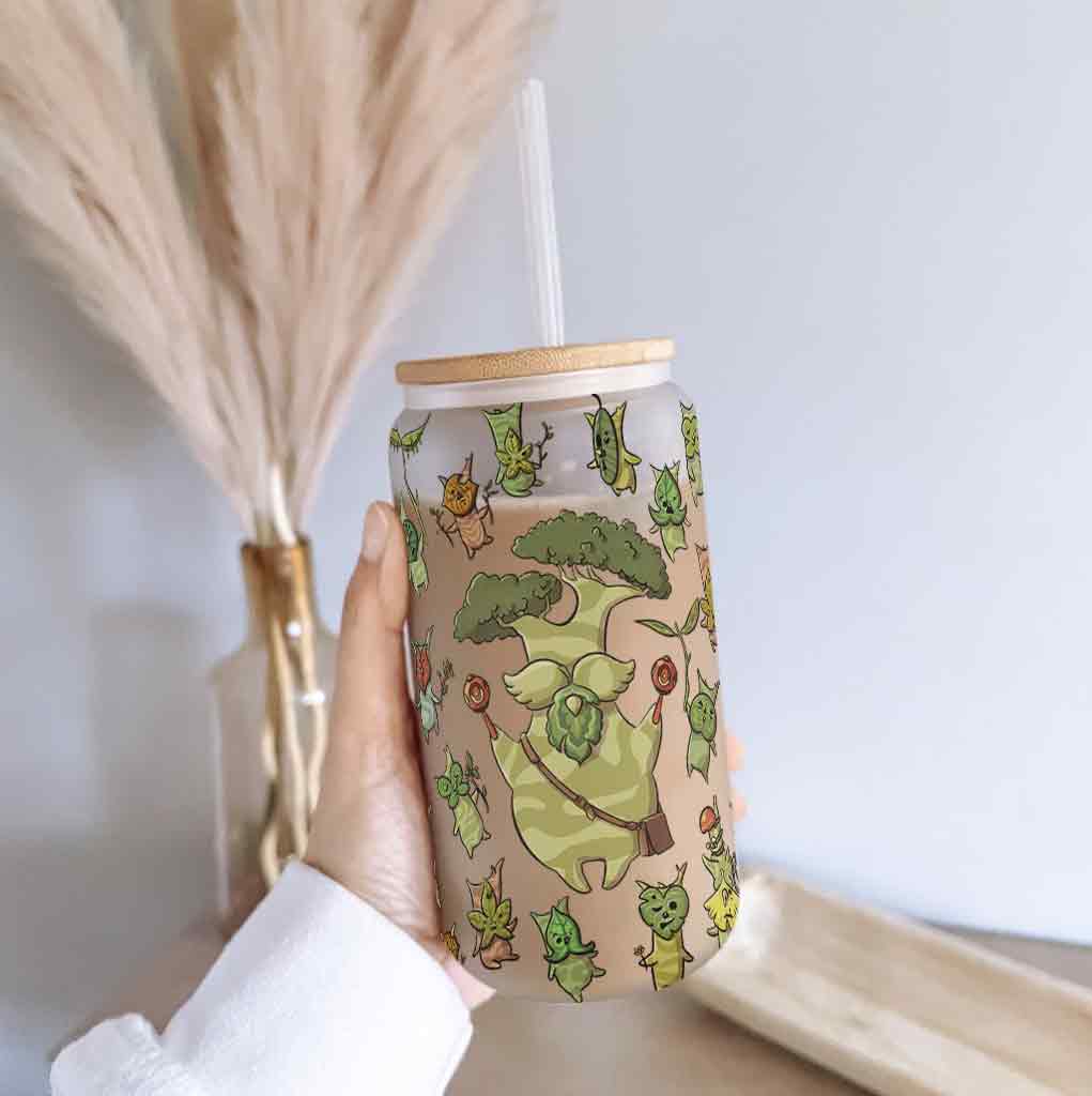 Funny Green Tree - Personalized The Adventurer Can Glass