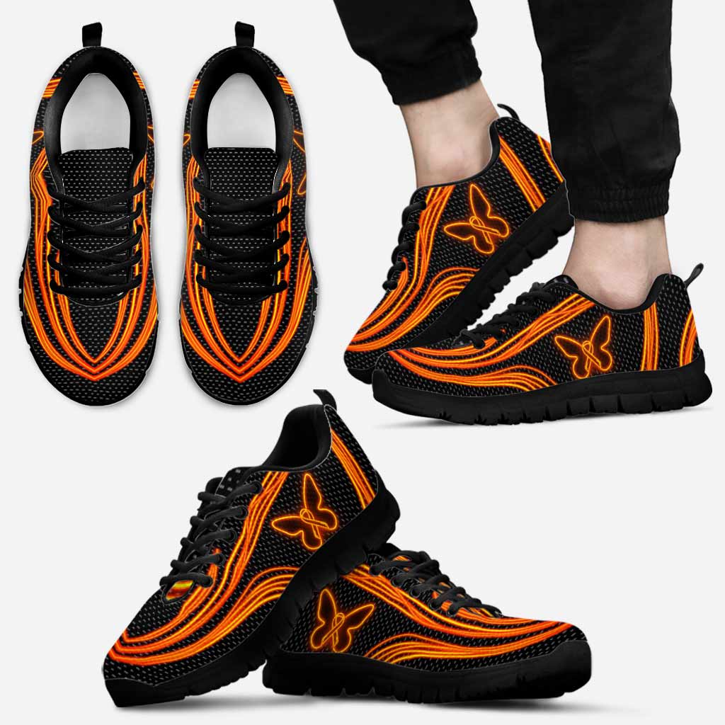 In March We Wear Orange - Multiple Sclerosis Awareness Sneakers
