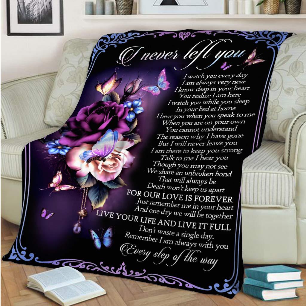 Never Left You - Memorial Blanket