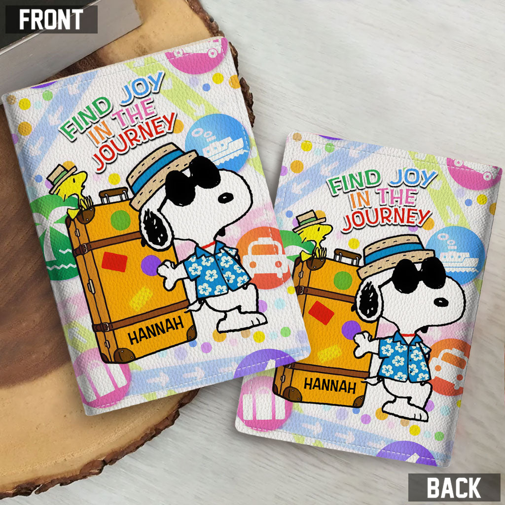 Find Joy In The Journey - Personalized Passport Holder