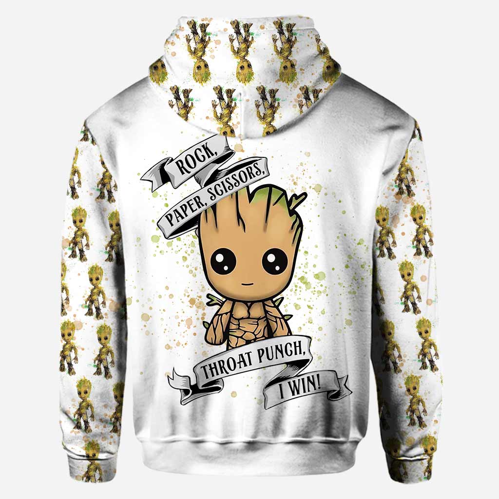 Rock Paper I Win - Personalized Hoodie and Leggings