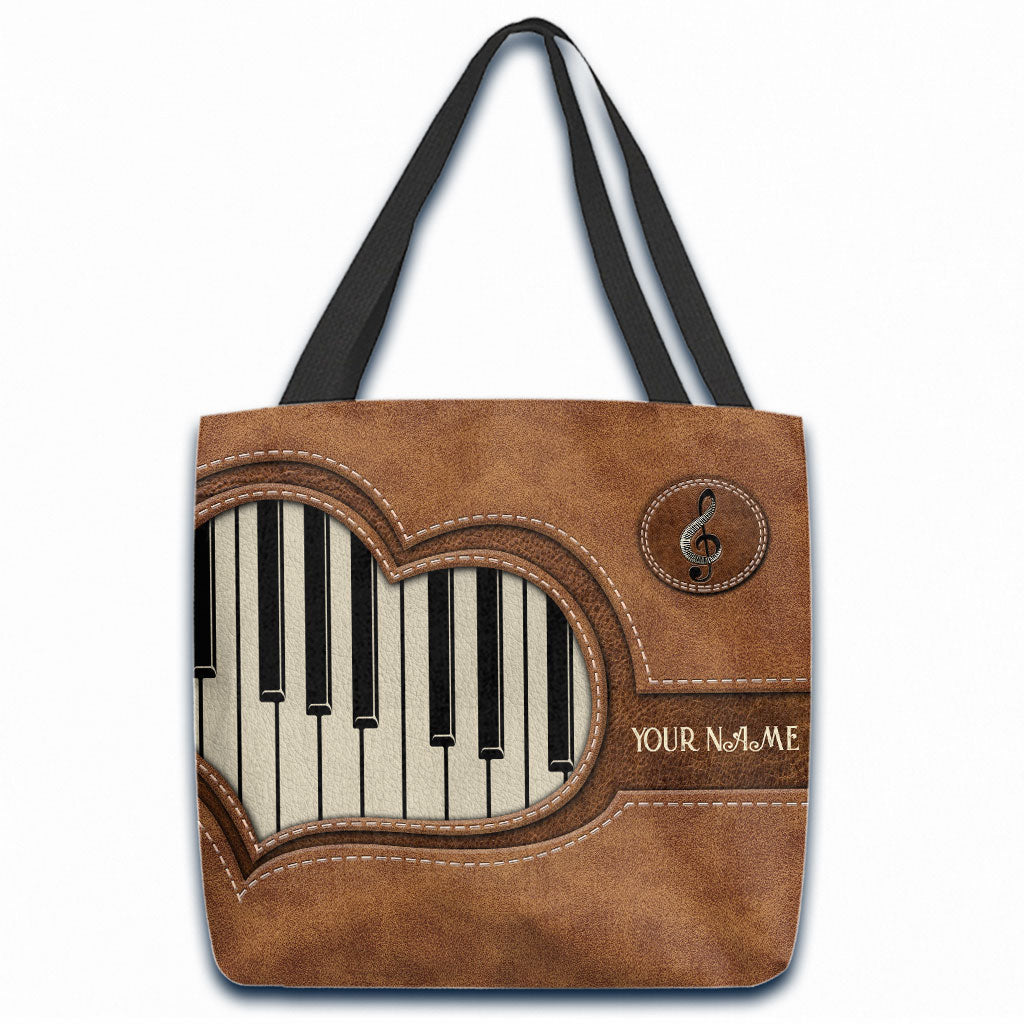 Piano Personalized  Tote Bag