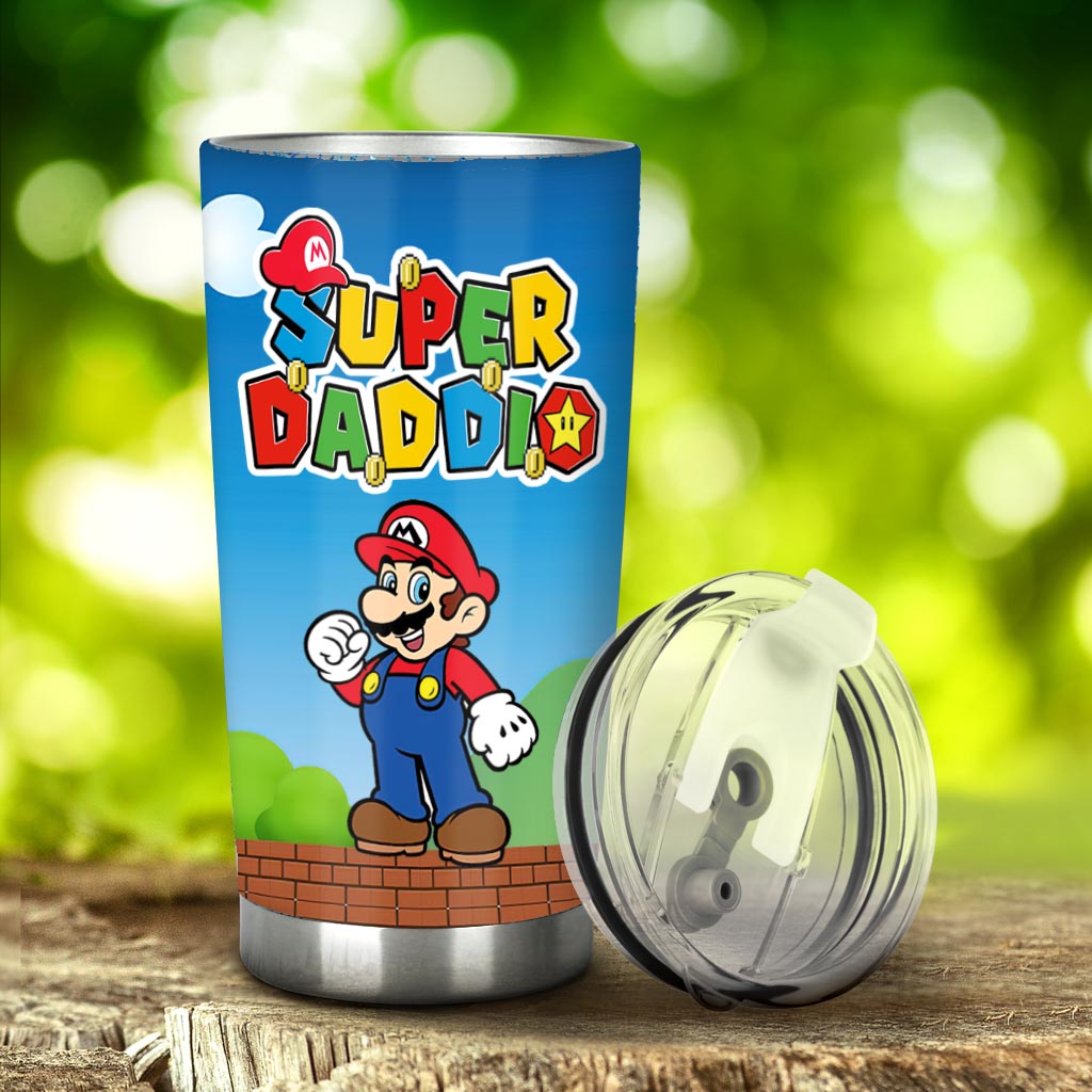 Super Daddio - Personalized Super Plumber Tumbler