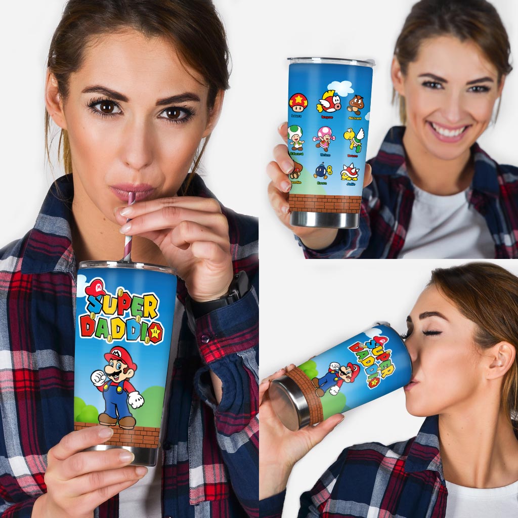 Super Daddio - Personalized Super Plumber Tumbler