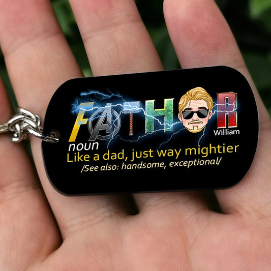 Fathor - Personalized Marvelous Universe Stainless Steel Keychain