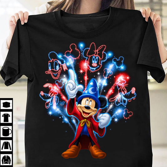 Fire Work - Mouse T-shirt and Hoodie 0523